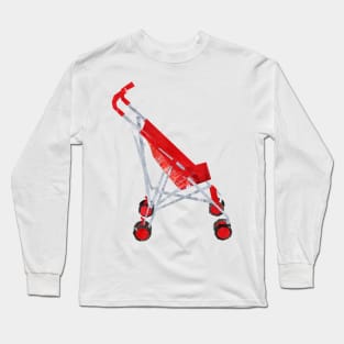 Red Pushchair Long Sleeve T-Shirt